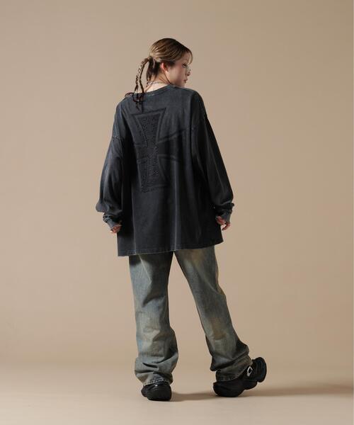 SIS(エスアイエス)の「SIS/エスアイエス/Flare Denim Pants(デニムパンツ・レディース・ブルー・L/M)」の6枚目の写真