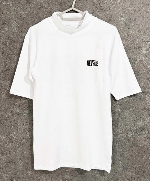 NEV（ネブ）の「メンズ ラッシュガード 水着 半袖 プリント ロゴ バックプリント ネブサーフ NEV（Tシャツ/カットソー・メンズ・ネイビー/ホワイト系その他/ブラック/オレンジ/チャコールグレー/オフホワイト/イエロー/ロイヤルブルー・L/M/XL）」の17枚目の写真