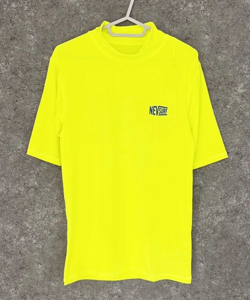 NEV（ネブ）の「メンズ ラッシュガード 水着 半袖 プリント ロゴ バックプリント ネブサーフ NEV（Tシャツ/カットソー・メンズ・ネイビー/ホワイト系その他/ブラック/オレンジ/チャコールグレー/オフホワイト/イエロー/ロイヤルブルー・L/M/XL）」の15枚目の写真