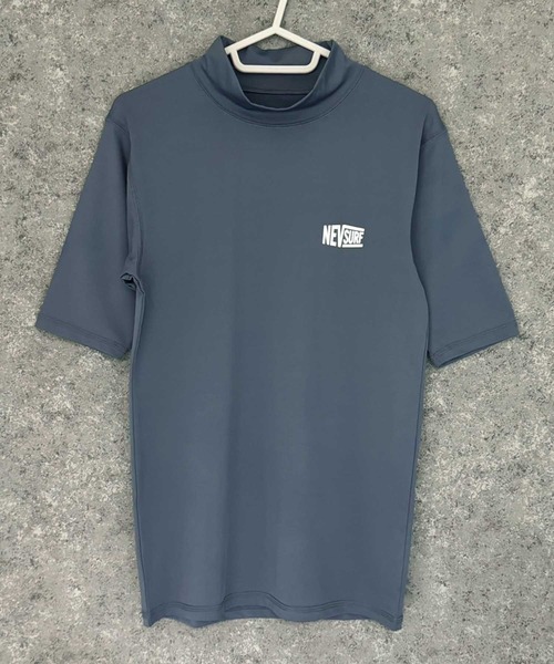 NEV（ネブ）の「メンズ ラッシュガード 水着 半袖 プリント ロゴ バックプリント ネブサーフ NEV（Tシャツ/カットソー・メンズ・ネイビー/ホワイト系その他/ブラック/オレンジ/チャコールグレー/オフホワイト/イエロー/ロイヤルブルー・L/M/XL）」の13枚目の写真