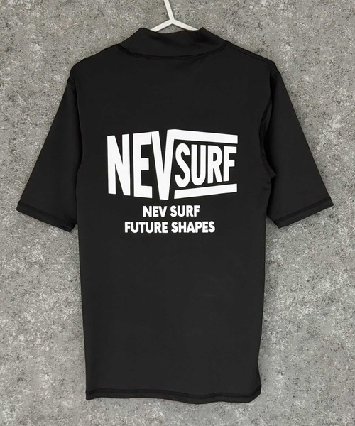 NEV（ネブ）の「メンズ ラッシュガード 水着 半袖 プリント ロゴ バックプリント ネブサーフ NEV（Tシャツ/カットソー・メンズ・ネイビー/ホワイト系その他/ブラック/オレンジ/チャコールグレー/オフホワイト/イエロー/ロイヤルブルー・L/M/XL）」の12枚目の写真