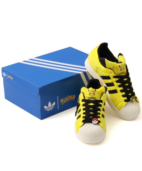 adidas（アディダス）の「adidas POKEMON SUPERSTAR II / アディダス ポケモン スーパースター II（スニーカー・メンズ・イエロー・24.5cm/24.0cm/23.5cm/23.0cm/29.0cm/28.5cm/28.0cm/27.5cm/27.0cm/26.5cm/26.0cm/25.5cm/25.0cm）」の6枚目の写真