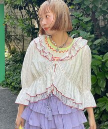 【HELLO.SANFRANCISCO/ハローサンフランシスコ】レースボレロメロウブラウス