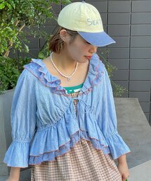 HELLO.SANFRANCISCO（ハローサンフランシスコ）の「【HELLO.SANFRANCISCO/ハローサンフランシスコ】レースボレロメロウブラウス（シャツ/ブラウス）」