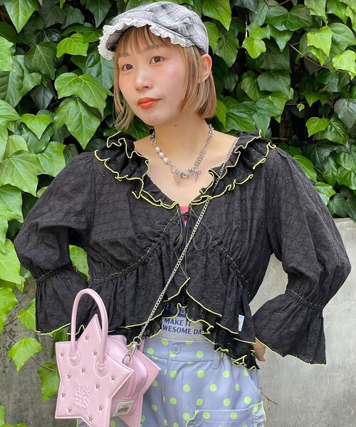 HELLO.SANFRANCISCO/ハローサンフランシスコ】レースボレロメロウ