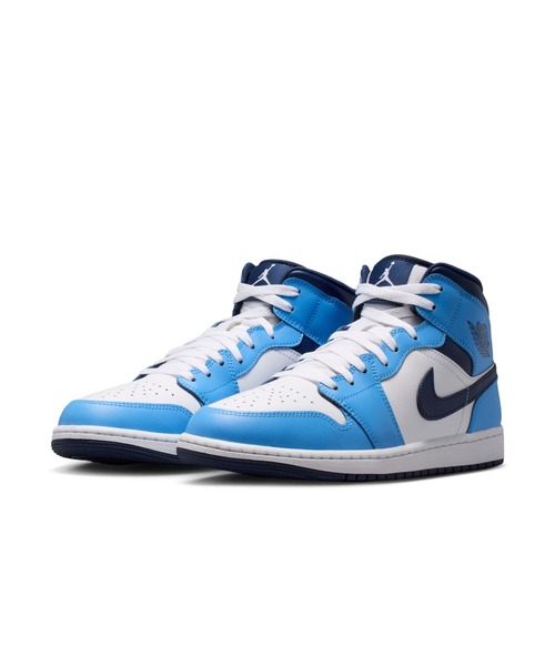 JORDAN BRAND(ジョーダンブランド)の「AIR JORDAN 1 MID(スニーカー・メンズ・ブルー系その他・26.5cm/27.0cm/27.5cm/28.5cm/26.0cm/28.0cm)」の1枚目の写真