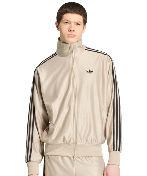 adidas(アディダス)の「adidas FIREBIRD METALLIC TRACK TOP / アディダス ファイヤーバード メタリック トラックトップ(ジャージ・メンズ・カーキ・S/M/L/XL/XXL/3XL)」の1枚目の写真