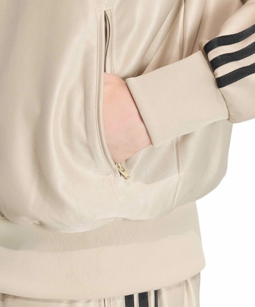 adidas(アディダス)の「adidas FIREBIRD METALLIC TRACK TOP / アディダス ファイヤーバード メタリック トラックトップ(ジャージ・メンズ・カーキ・S/M/L/XL/XXL/3XL)」の5枚目の写真