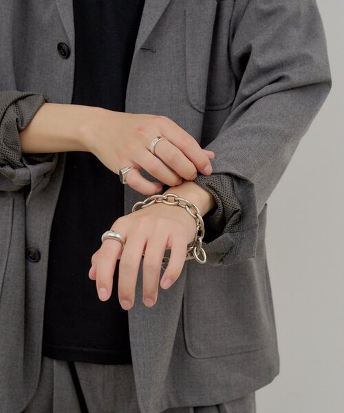 Kastane（カスタネ）の「【UNISEX/SETUP対応】3B テーラードジャケット（テーラードジャケット・レディース・グレー/ブラック・FREE）」の21枚目の写真