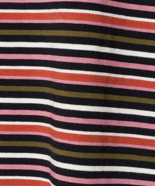 A DAY IN THE LIFE UNITED ARROWS（アデイインザライフユナイテッドアローズ）の「ラスティック ボーダー リラックスカットソー＜A DAY IN THE LIFE＞（Tシャツ/カットソー・メンズ・ライトブルー/ピンク・M/L）」の8枚目の写真