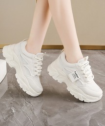 メッシュ コンビ ボリューム 厚底 ダッド スニーカー