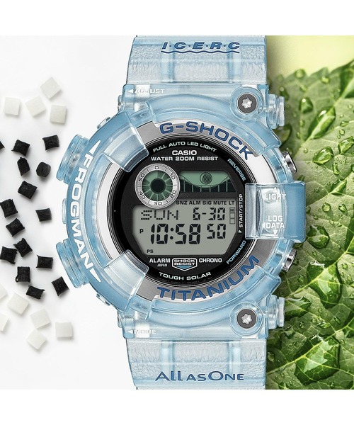 G-SHOCK(ジーショック)の「Love The Sea And The Earth / ICERC Japanコラボ / GW-8202K-2JR(デジタル腕時計・メンズ・クリアブルー・FREE)」の5枚目の写真