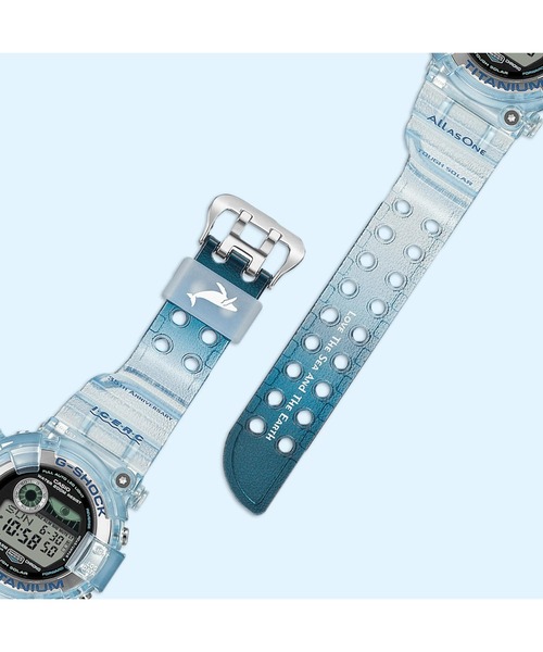 G-SHOCK(ジーショック)の「Love The Sea And The Earth / ICERC Japanコラボ / GW-8202K-2JR(デジタル腕時計・メンズ・クリアブルー・FREE)」の6枚目の写真