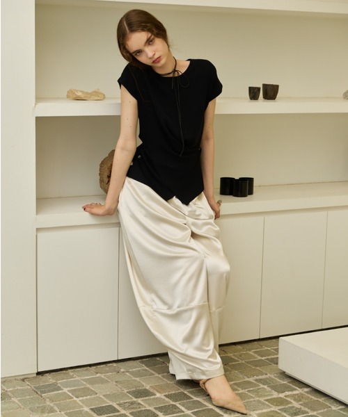 AIC.（エーアイシー）の「フロントクロスニットトップス（その他トップス・レディース・ブルー/ブラウン/ブラック/その他1・FREE）」の17枚目の写真