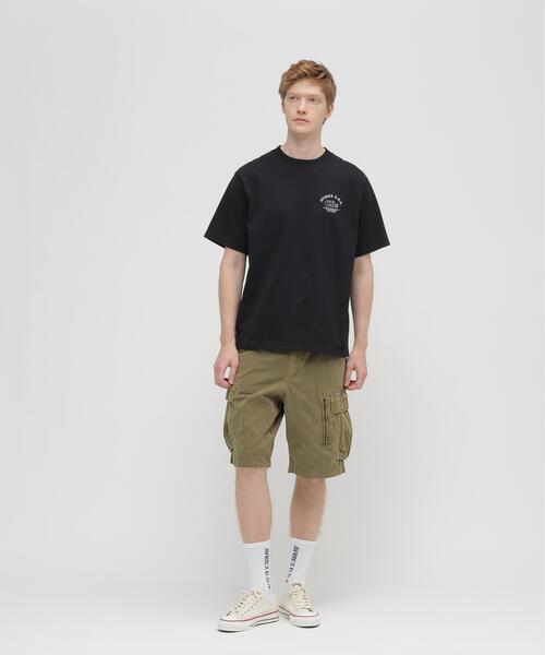AVIREX(アヴィレックス)の「U.S. NAVAL CBs FLOCKY T-SHIRT / ユーエス ネイバル シービーズ フロッキー Tシャツ / AVIREX /アヴィレックス(Tシャツ/カットソー・メンズ・ブラック/ネイビー/ホワイト・XX-LARGE/X-LARGE/LARGE/MEDIUM)」の10枚目の写真