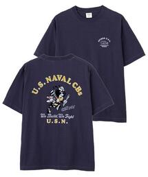 U.S. NAVAL CBs FLOCKY T-SHIRT / ユーエス ネイバル シービーズ フロッキー Tシャツ / AVIREX /アヴィレックス