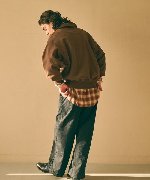kha:ki(カーキ)の「「KHA:KI / カーキ」SWEAT POLO PULLOVER(Tシャツ/カットソー・レディース・ピンク/ブラウン/アッシュグレー/ブラック・FREE)」の17枚目の写真
