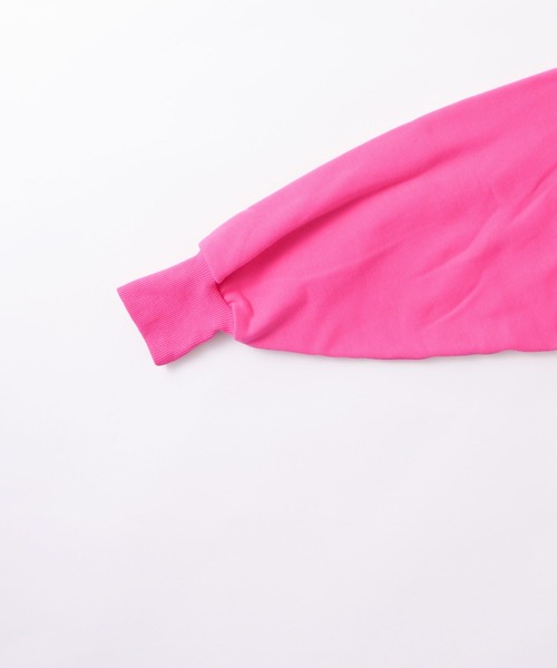 kha:ki(カーキ)の「「KHA:KI / カーキ」SWEAT POLO PULLOVER(Tシャツ/カットソー・レディース・ピンク/ブラウン/アッシュグレー/ブラック・FREE)」の9枚目の写真
