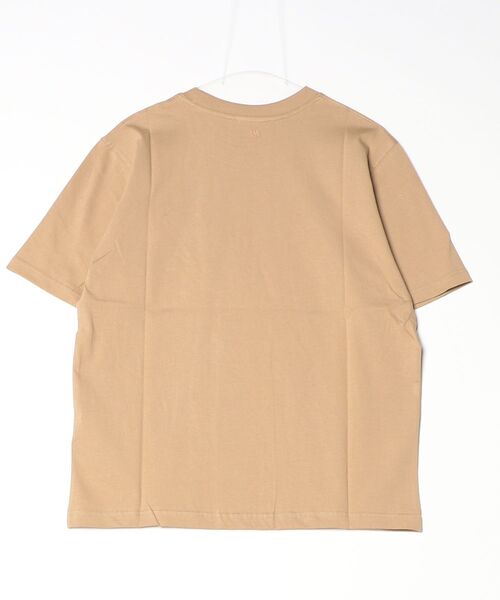 AMI Alexandre Mattiussi(アミアレクサンドルマテュッシ)の「【AMI PARIS】アミ パリス ヘビーコットンジャージー Ami De Coeur Tシャツ(Tシャツ/カットソー・メンズ・クリーム/キャメル・X-LARGE/SMALL/MEDIUM/LARGE)」の3枚目の写真