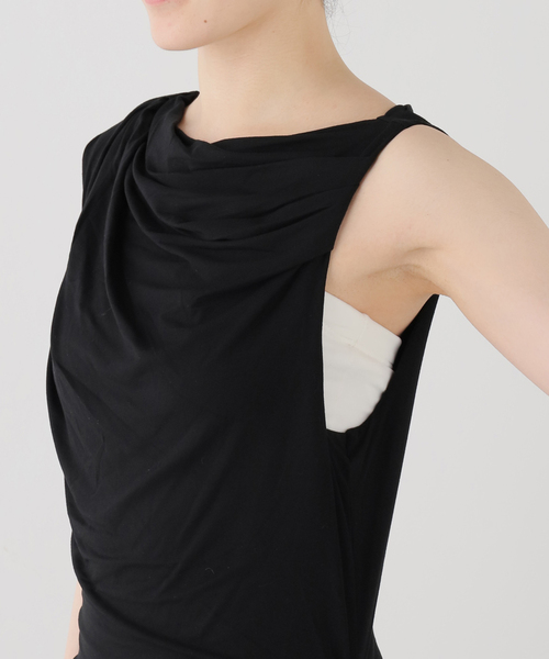 entire studios(エンタイアスタジオ)の「【ENTIRE STUDIOS / エンタイアスタジオ】 DRAPE TANK(Tシャツ/カットソー・レディース・ブラウン/ブラック・FREE)」の5枚目の写真