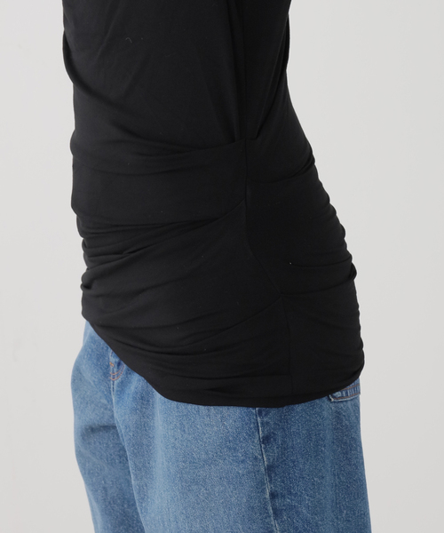 entire studios(エンタイアスタジオ)の「【ENTIRE STUDIOS / エンタイアスタジオ】 DRAPE TANK(Tシャツ/カットソー・レディース・ブラウン/ブラック・FREE)」の6枚目の写真