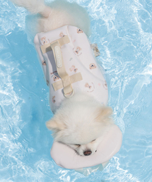 Bailey（ベイリー）の「子犬用水着テディライフジャケットアイボリー（ペットウェア）」