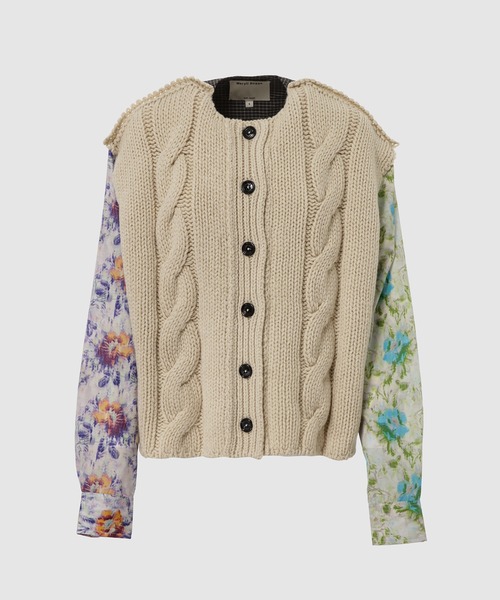 Meryll Rogge（メリル ロッゲ）の「PADDED CARDIGAN W/CROCHET TRIM
