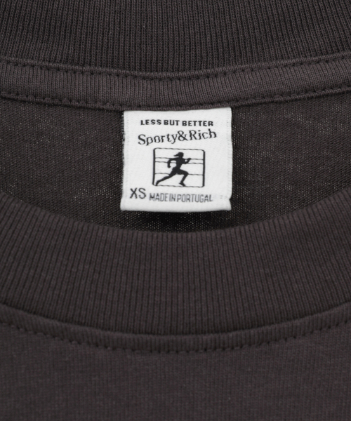martinique(マルティニーク)の「【Sporty&Rich/スポーティアンドリッチ】Soho Tshirt(Tシャツ/カットソー・レディース・ブラウン・XS)」の6枚目の写真