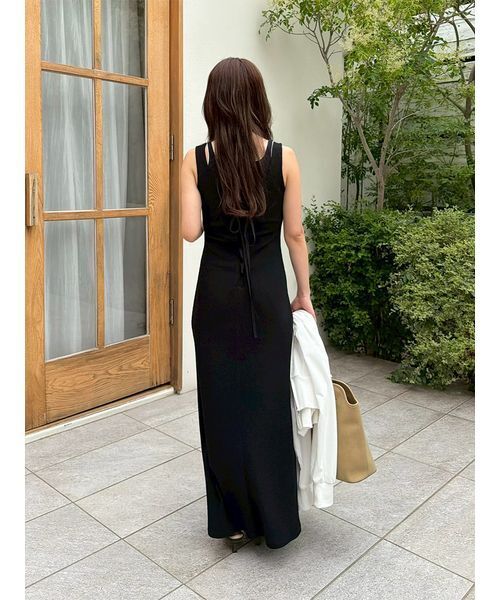 LILY BROWN（リリーブラウン）の「レイヤードレースアップカットワンピース（ワンピース・レディース・ライトブルー/ホワイト/ブラック・F）」の22枚目の写真