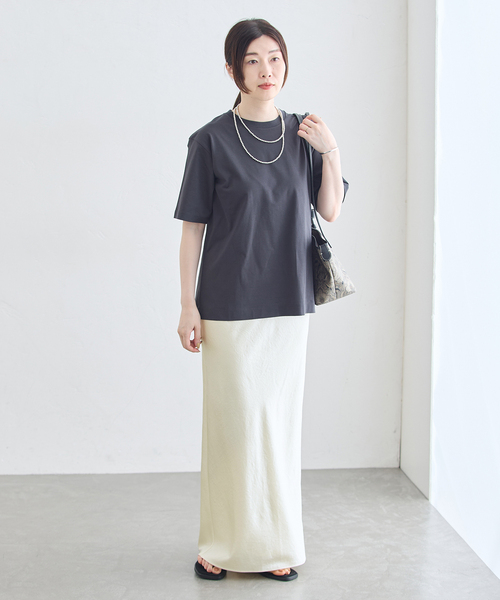 journal standard L'essage（ジャーナルスタンダードレサージュ）の「《追加2》サテンスカート（スカート・レディース・ブラック/アイボリー・38/36）」の21枚目の写真