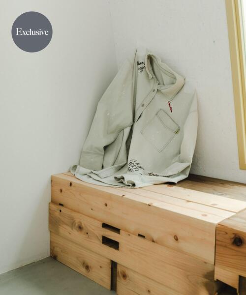 URBAN RESEARCH(アーバンリサーチ)の「『別注』PICCADILLY×URBAN RESEARCH 刺繍デニムシャツ(シャツ/ブラウス・レディース・ライトインディゴブルー/グレー系その他・FREE)」の2枚目の写真