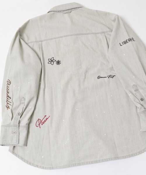 URBAN RESEARCH(アーバンリサーチ)の「『別注』PICCADILLY×URBAN RESEARCH 刺繍デニムシャツ(シャツ/ブラウス・レディース・ライトインディゴブルー/グレー系その他・FREE)」の17枚目の写真