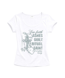 ダークハロー Uネック スリムフィット 半袖Tシャツ