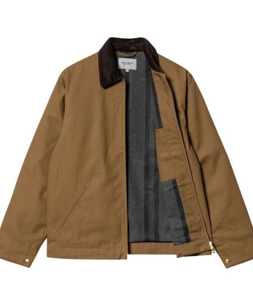Carhartt(カーハート)の「【Carhartt】DETROIT JACKET(ブルゾン・メンズ・ブラック/ブラウン・MEDIUM)」の4枚目の写真