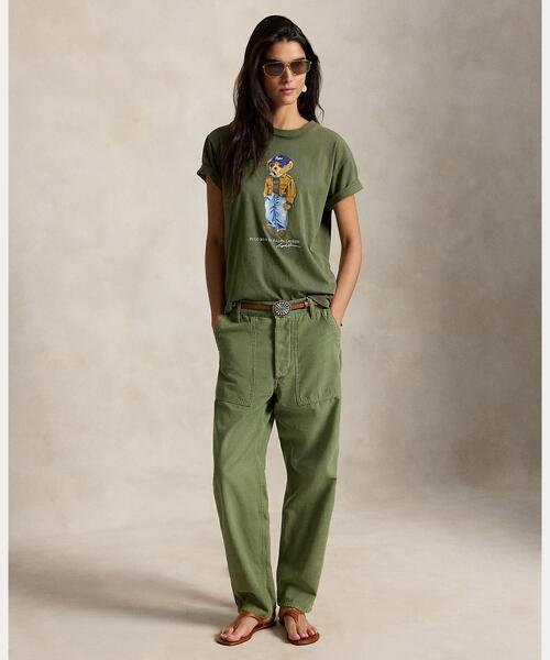 POLO RALPH LAUREN(ポロ ラルフ ローレン)の「Polo ベア コットン ジャージー Tシャツ(Tシャツ/カットソー・レディース・グリーン・S/M/XS)」の5枚目の写真