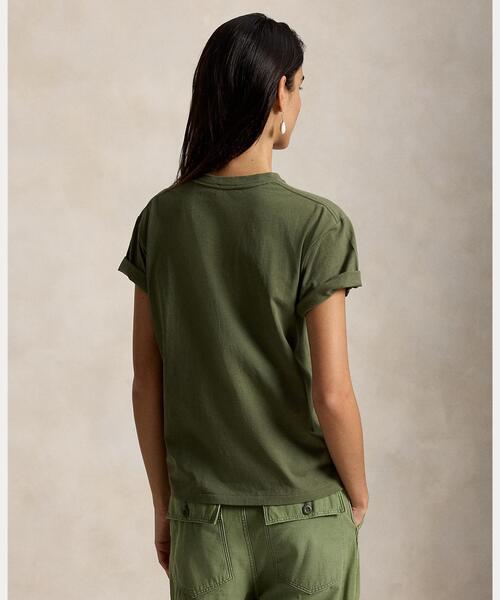 POLO RALPH LAUREN(ポロ ラルフ ローレン)の「Polo ベア コットン ジャージー Tシャツ(Tシャツ/カットソー・レディース・グリーン・S/M/XS)」の3枚目の写真
