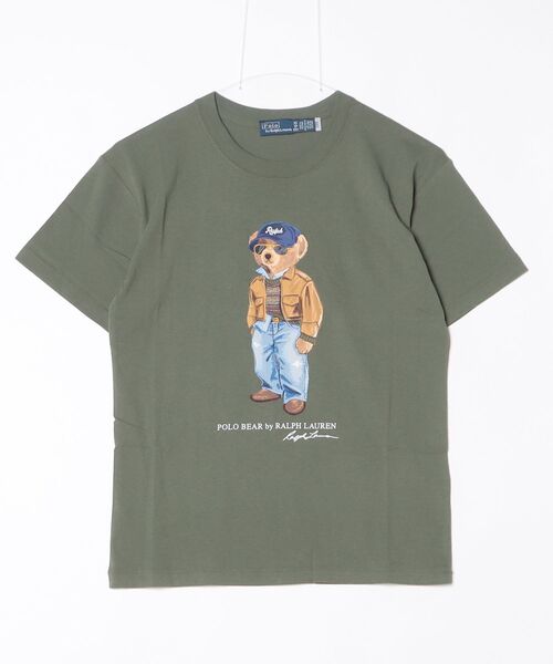 POLO RALPH LAUREN(ポロ ラルフ ローレン)の「Polo ベア コットン ジャージー Tシャツ(Tシャツ/カットソー・レディース・グリーン・S/M/XS)」の2枚目の写真