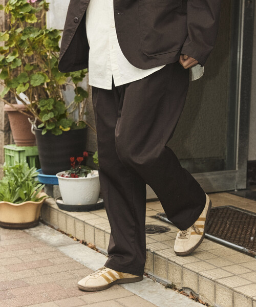 RED KAP（レッドキャップ）の「RED KAP/レッドキャップ 別注 SMU PT-38 2TUCK WIDE PANTS/2タック ワイドパンツ（チノパンツ・メンズ・チャコールグレー/ブラック/ベージュ/ネイビー/ブラウン/オフホワイト/オリーブ/グリーン・LARGE/SMALL/MEDIUM）」の19枚目の写真