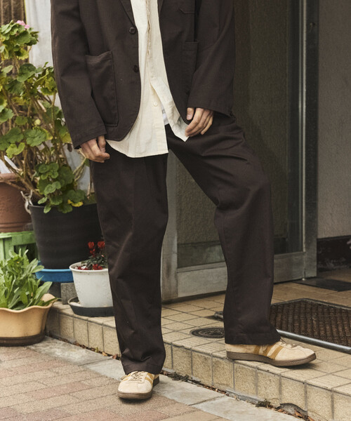 RED KAP（レッドキャップ）の「RED KAP/レッドキャップ 別注 SMU PT-38 2TUCK WIDE PANTS/2タック ワイドパンツ（チノパンツ・メンズ・チャコールグレー/ブラック/ベージュ/ネイビー/ブラウン/オフホワイト/オリーブ/グリーン・LARGE/SMALL/MEDIUM）」の21枚目の写真