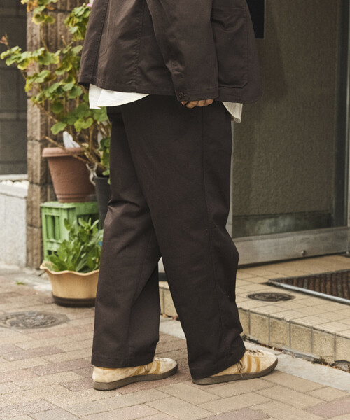 RED KAP（レッドキャップ）の「RED KAP/レッドキャップ 別注 SMU PT-38 2TUCK WIDE PANTS/2タック ワイドパンツ（チノパンツ・メンズ・チャコールグレー/ブラック/ベージュ/ネイビー/ブラウン/オフホワイト/オリーブ/グリーン・LARGE/SMALL/MEDIUM）」の22枚目の写真