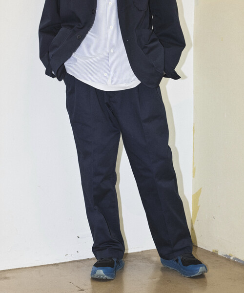 RED KAP（レッドキャップ）の「RED KAP/レッドキャップ 別注 SMU PT-38 2TUCK WIDE PANTS/2タック ワイドパンツ（チノパンツ・メンズ・チャコールグレー/ブラック/ベージュ/ネイビー/ブラウン/オフホワイト/オリーブ/グリーン・LARGE/SMALL/MEDIUM）」の8枚目の写真