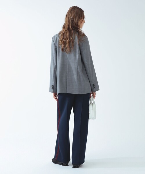 Ray BEAMS(レイビームス)の「サイド ライン ジャージ パンツ(その他パンツ・レディース・ネイビー/ダークブラウン・0/1)」の5枚目の写真