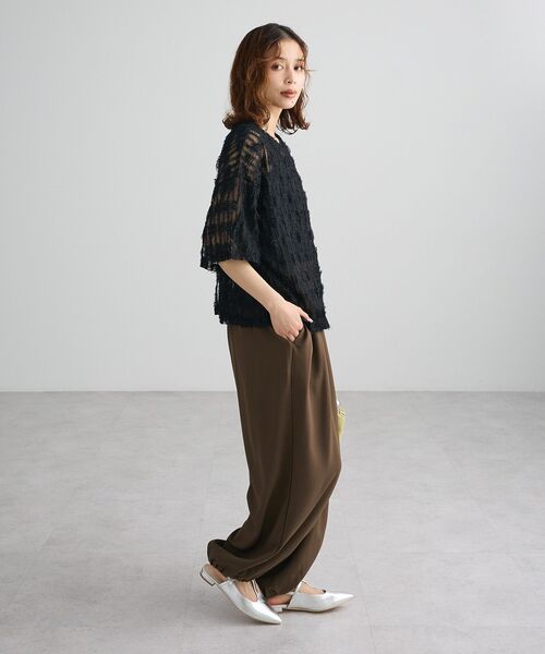 Green　Parks（グリーンパークス）の「SET2点カットフェザープルオーバー＋インナー（Tシャツ/カットソー・レディース・ブルー系その他7/アイボリー/ブラウン/ブラック・FREE）」の13枚目の写真
