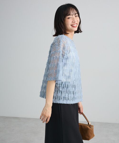 Green　Parks（グリーンパークス）の「SET2点カットフェザープルオーバー＋インナー（Tシャツ/カットソー・レディース・ブルー系その他7/アイボリー/ブラウン/ブラック・FREE）」の21枚目の写真