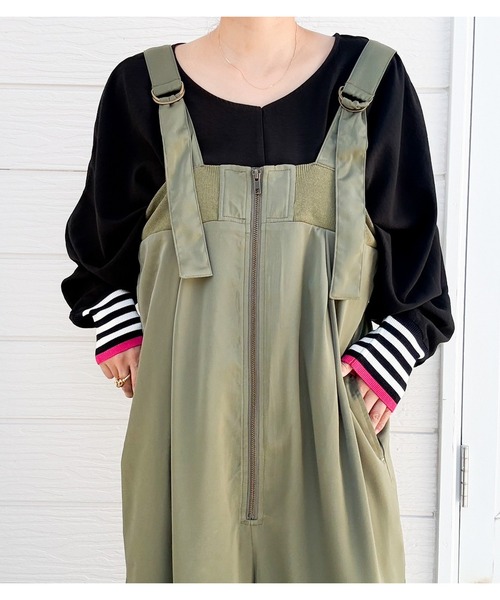 Q(キュー)の「【秋の大本命】リブドルマンPO 2026秋冬 MUSTBUY 定番(シャツ/ブラウス・レディース・ベージュ/ブラック/ターコイズブルー・MEDIUM)」の22枚目の写真
