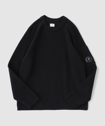 C.P. COMPANY | C.P.Company / シーピーカンパニー WAFFLE KNIT COTTON CRWNCK LENS SW(ニット/セーター)