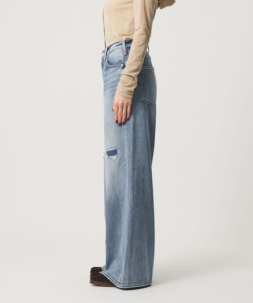 NEEDBY heritage(ニードバイヘリテージ)の「【別注】<NEEDBY heritage>ワイドフレア デニムパンツ/コバルト(デニムパンツ・レディース・コバルトブルー・25/24/23)」の6枚目の写真