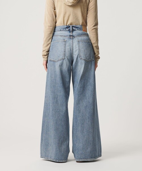 NEEDBY heritage(ニードバイヘリテージ)の「【別注】<NEEDBY heritage>ワイドフレア デニムパンツ/コバルト(デニムパンツ・レディース・コバルトブルー・25/24/23)」の7枚目の写真