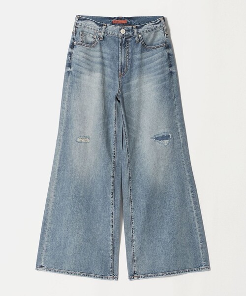 NEEDBY heritage(ニードバイヘリテージ)の「【別注】<NEEDBY heritage>ワイドフレア デニムパンツ/コバルト(デニムパンツ・レディース・コバルトブルー・25/24/23)」の8枚目の写真