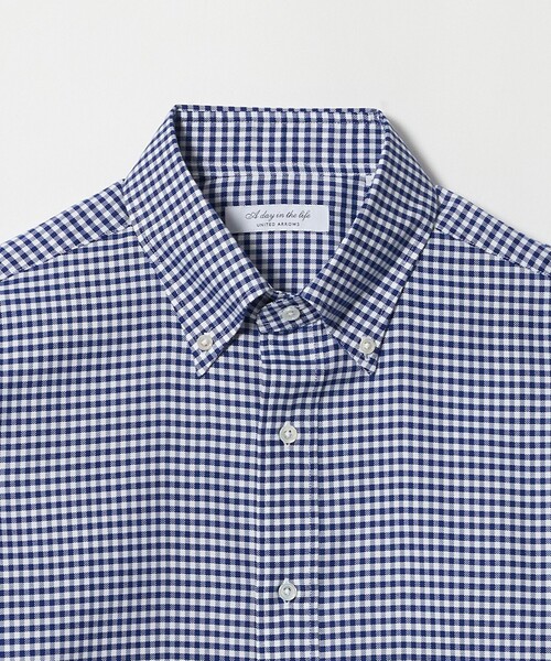 A DAY IN THE LIFE UNITED ARROWS（アデイインザライフユナイテッドアローズ）の「レギュラーフィット ボタンダウンシャツ-イージーケア-＜A DAY IN THE LIFE＞（シャツ/ブラウス・メンズ・ライトブルー/ホワイト/その他1・39cm/42cm/41cm/37cm/40cm/38cm）」の4枚目の写真